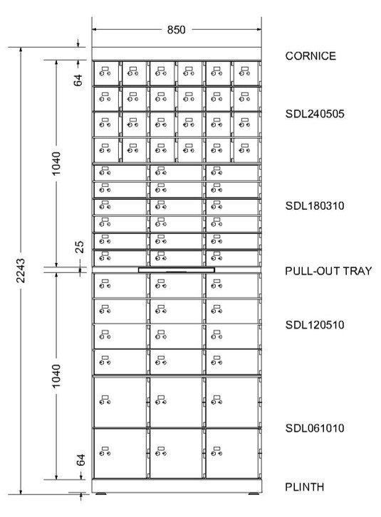 Safe Deposit Locker MOEM Safe